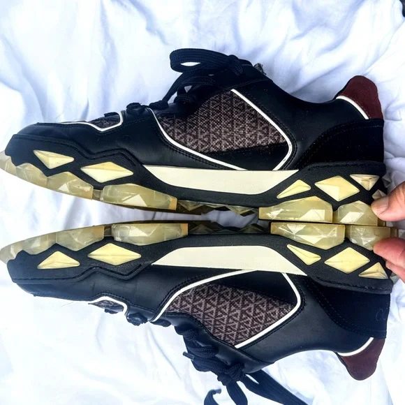 Alexander McQueen Oversized Runner 'Black' Size 43